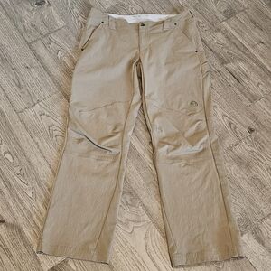 Mountain Hardware Piero Rugged Hiking Pants - Tan - Size 36x32 - Stretch Nylon